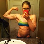 Teen muscle girl Bodybuilder Cynthia